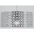 Lampa wisząca chromowana szklana 30cm 5008/1 z serii ASTER - Lampy Elem